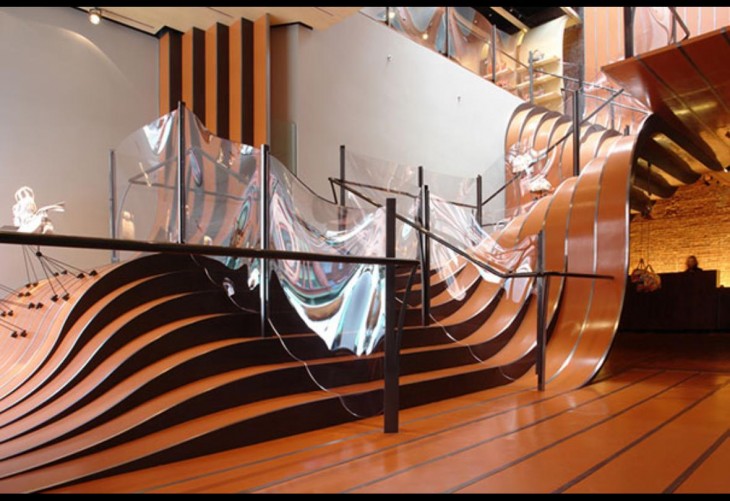 Escaleras de La Maison Unique compania Francesa de servicios en Nueva York
