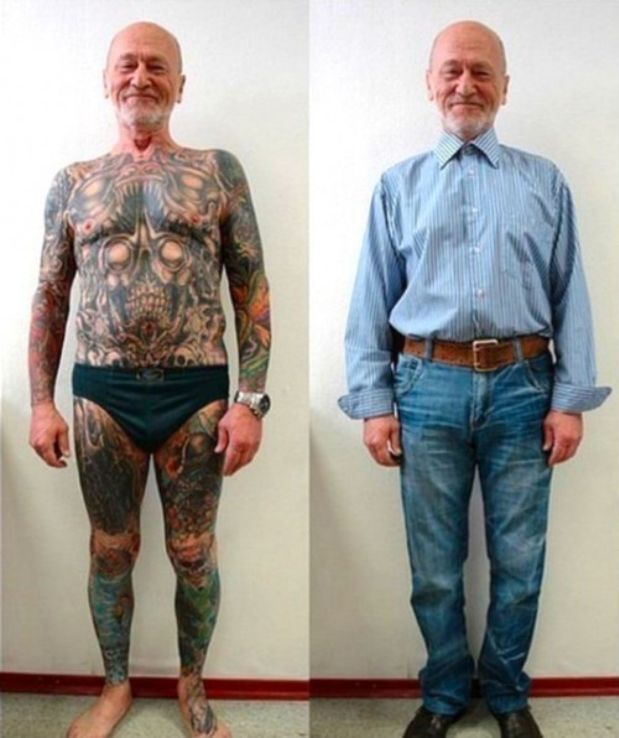 Adultos Mayores Que Responden C Mo Lucir N Tus Tatuajes