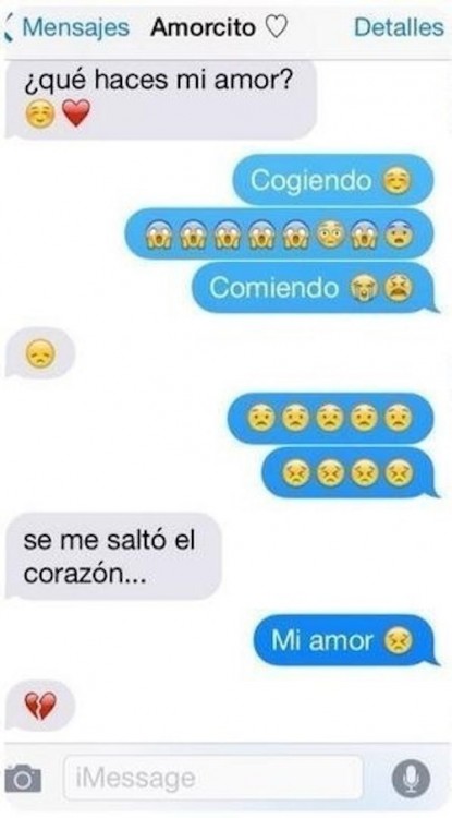 Mensaje de texto para su novia trolleado 