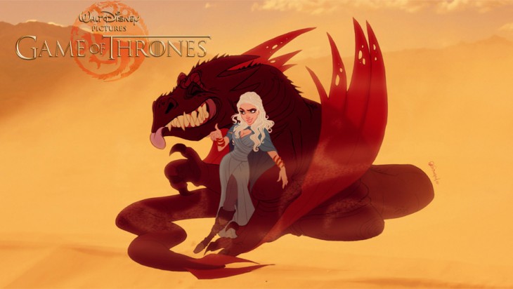 Así se verían los personajes de Game Of Thrones dibujados por Disney 