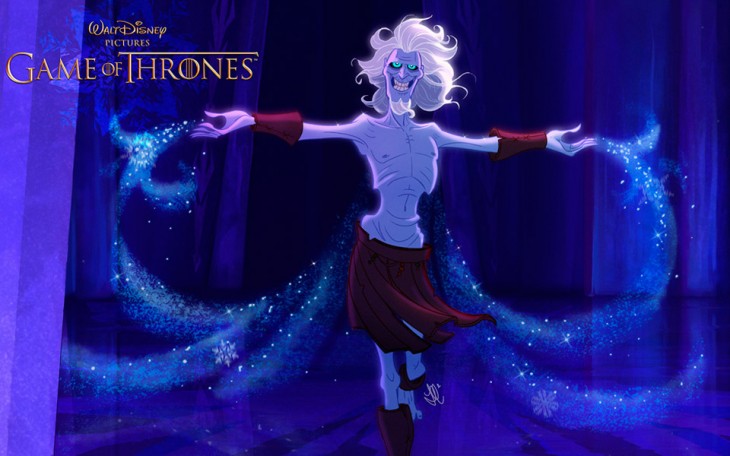 Así se verían los personajes de Game Of Thrones dibujados por Disney 