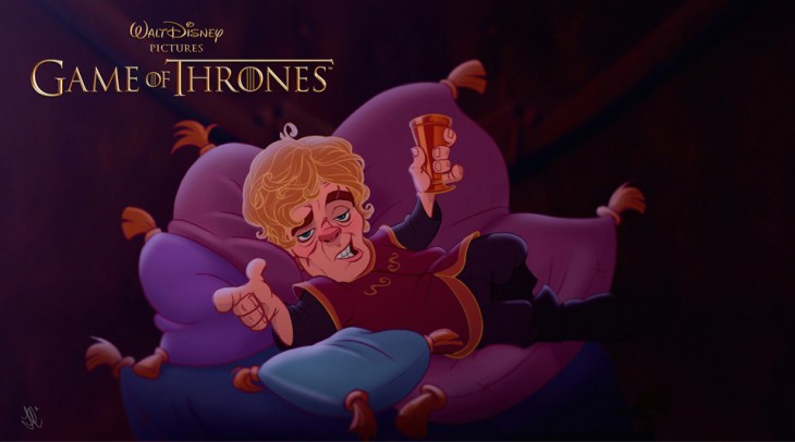 Así se verían los personajes de Game Of Thrones dibujados por Disney 