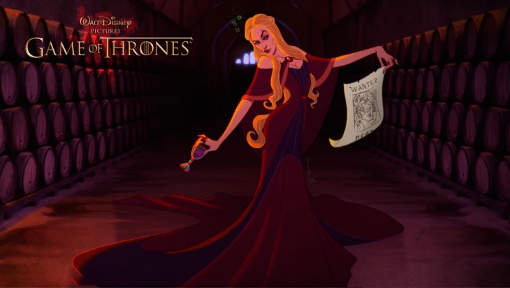 Así se verían los personajes de Game Of Thrones dibujados por Disney 