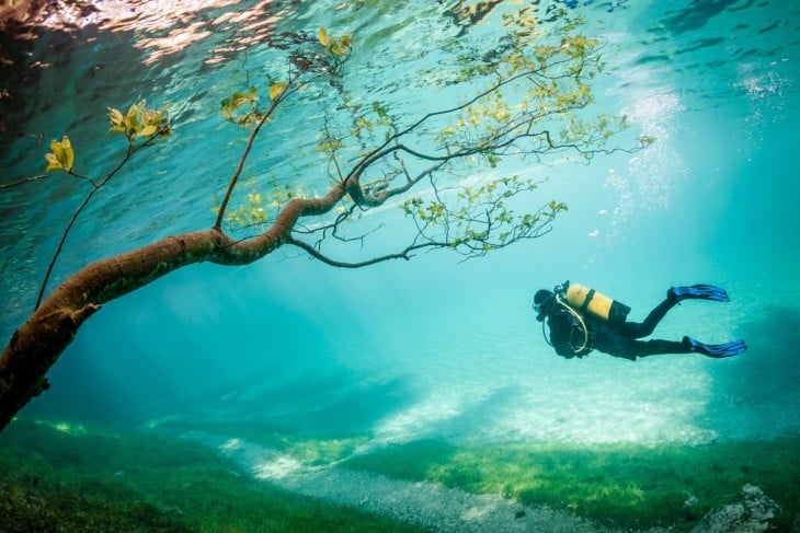 Fotografías viendo el mundo desde otro ángulo (Lago en Austria) 