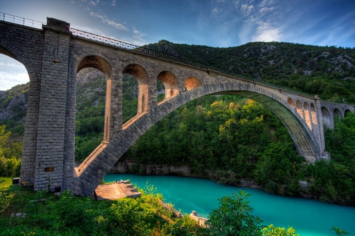 Puente Solkan, Eslovenia