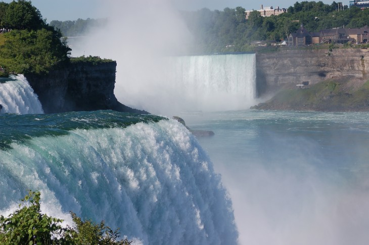 Cataratas del Niágara entre Canadá y Estados Unidos 