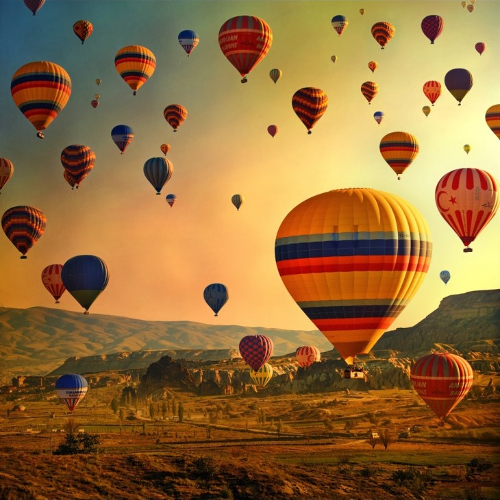 Paseo en globo en Capadocia, Turquía