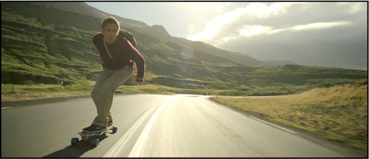 escena de la película La vida secreta de Walter Mitty