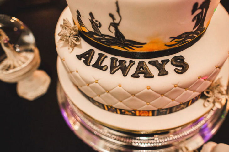 Pastel Always de la boda al estilo Harry Potter 