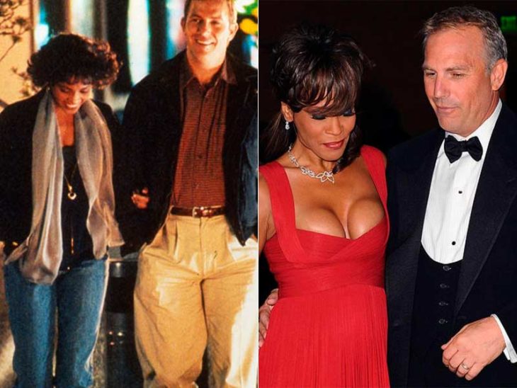 Kevin Costner y Whitney Houston