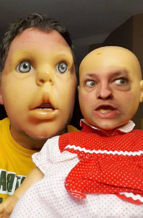 Face swap muñeco 