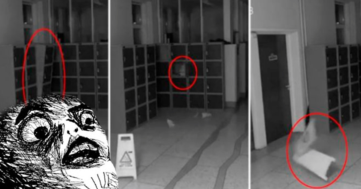 Incre Ble C Mara De Seguridad Graba A Fantasma En Escuela