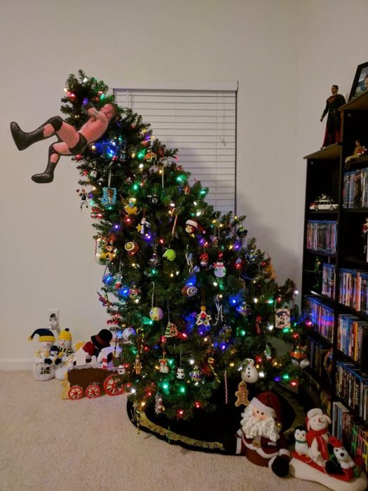 árbol luchador navidad