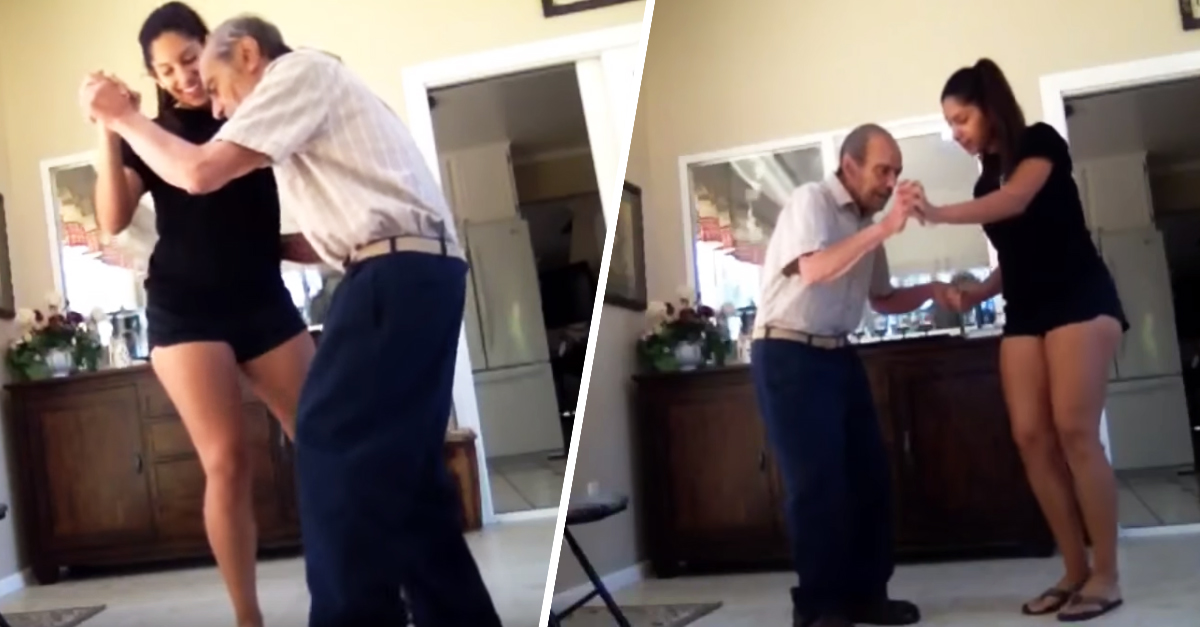 Joven Invita A Bailar A Su Abuelo Y Conmueven A Todos